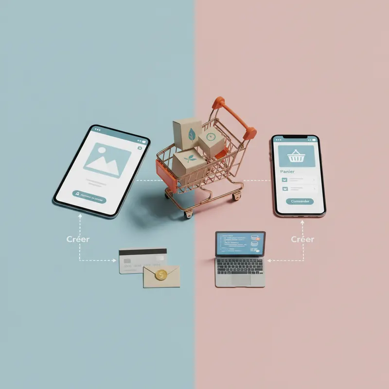 créer une boutique en ligne — panier